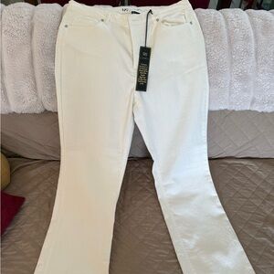 Diane Gilman DG2 White Denim Pants